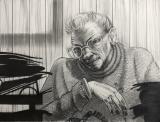 Contemporary Art by Doug Parry : ebony pencil on paper : Drawing/Work