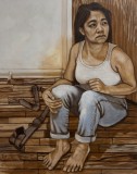 Artwork title: Woe Artwork medium oil on canvas 