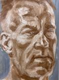 Oil on claybord 