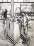 Ebony pencil on paper 